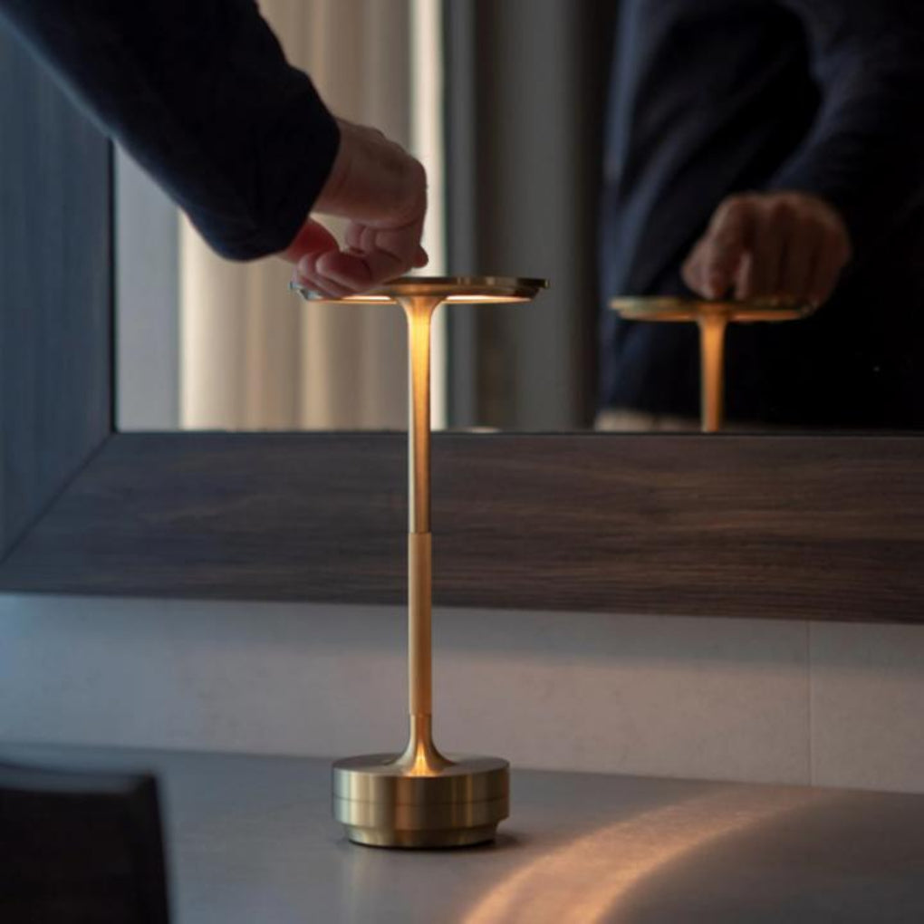 Portable Cordless Table Lamp | Dimmable, Rechargeable & Ideal for Indoor and Outdoor Use