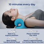 Neck Support Collar for Sleeping – Ergonomic Neck Rest Pillow for Posture, Stress Relief & Better Sleep
