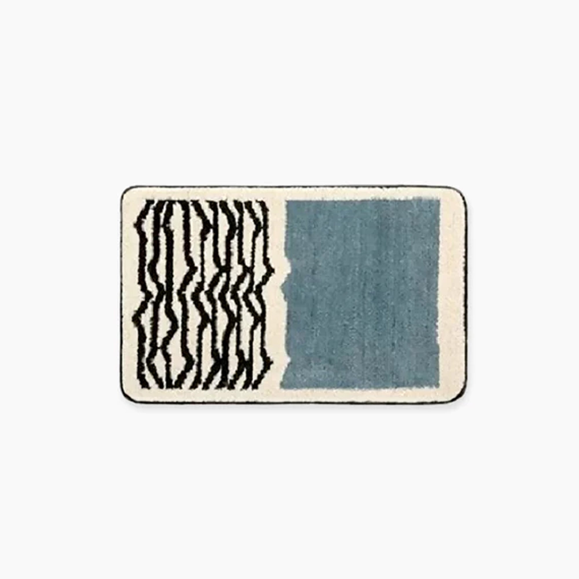 Small Bathroom Rug – Colourful Retro Bath Mat for Stylish Bathrooms