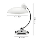 Minimalist Table Lamp | Scandinavian Design, Metal & Wood for Living Room, Bedroom or Office