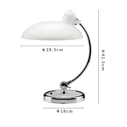 Minimalist Table Lamp | Scandinavian Design, Metal & Wood for Living Room, Bedroom or Office