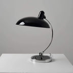 Minimalist Table Lamp | Scandinavian Design, Metal & Wood for Living Room, Bedroom or Office