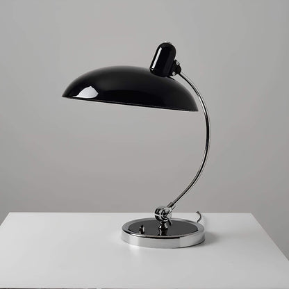 Minimalist Table Lamp | Scandinavian Design, Metal & Wood for Living Room, Bedroom or Office