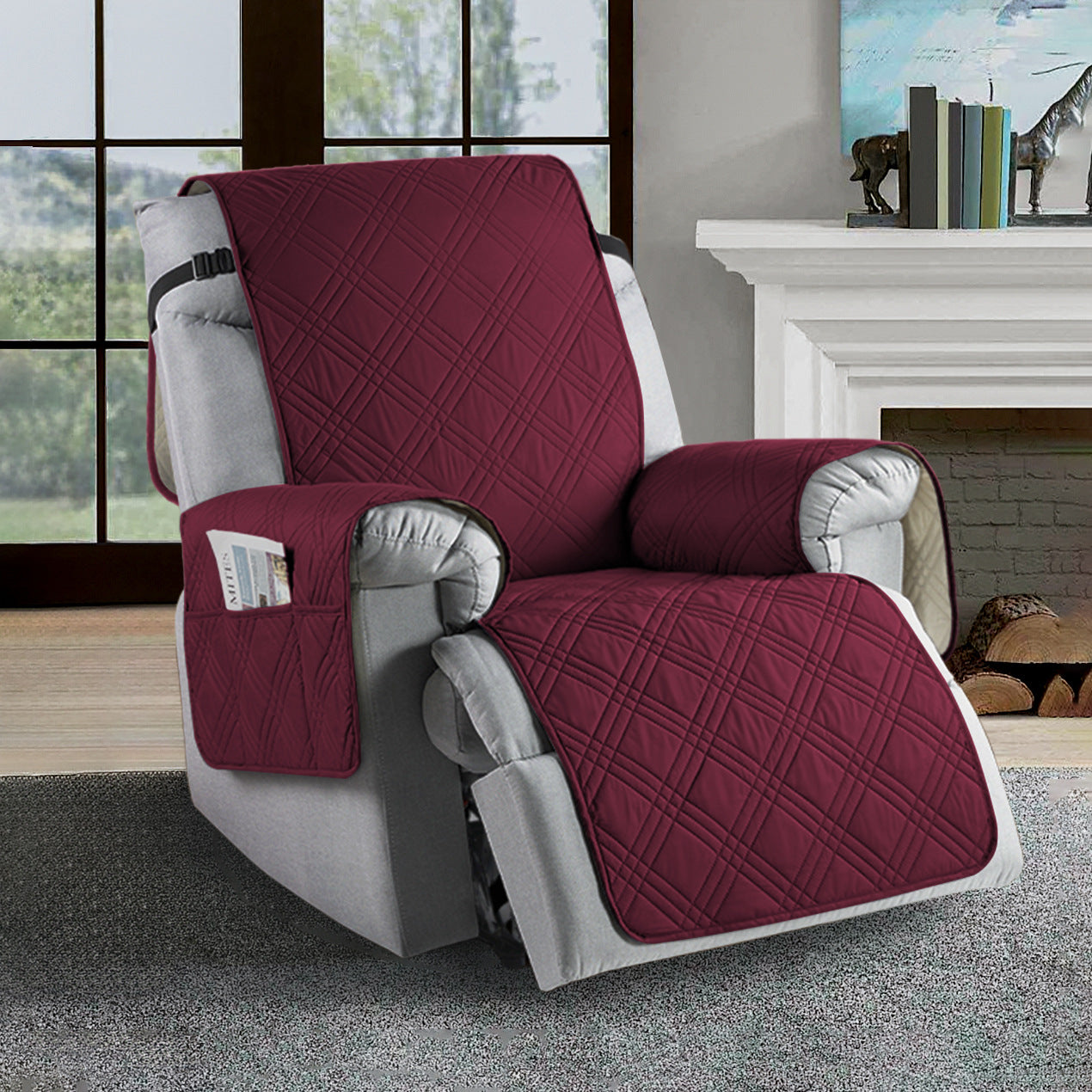 Waterproof Recliner Slipcover | Durable Microfiber, Stain-Resistant & Universal Fit for Home Protection