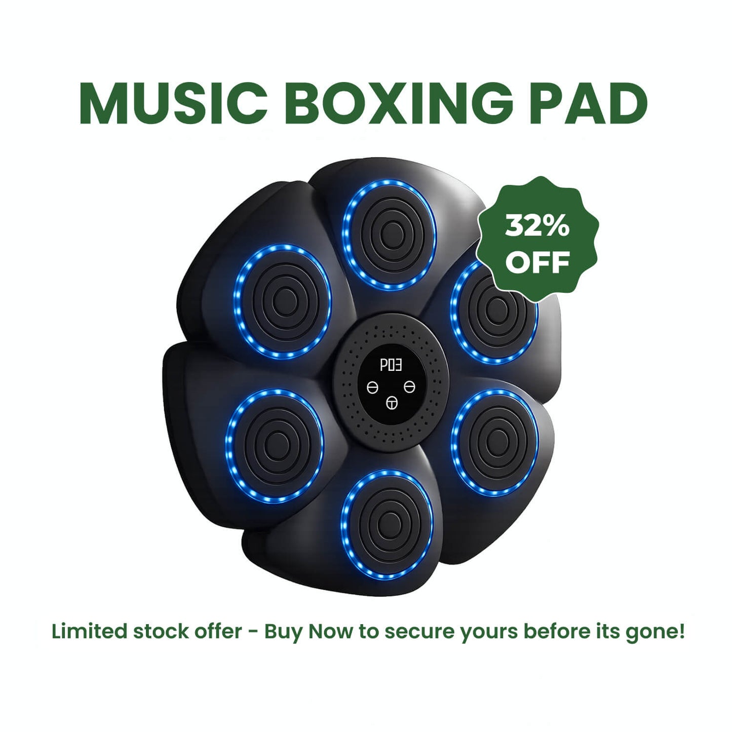 Music Boxing Pad with Targeting Features – Ultimate Punch Machine for Boxing Fitness