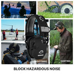 Protective Shooting Headphones | Active Noise Cancellation, Lightweight & Comfortable for Shooting Activities