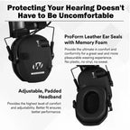 Protective Shooting Headphones | Active Noise Cancellation, Lightweight & Comfortable for Shooting Activities