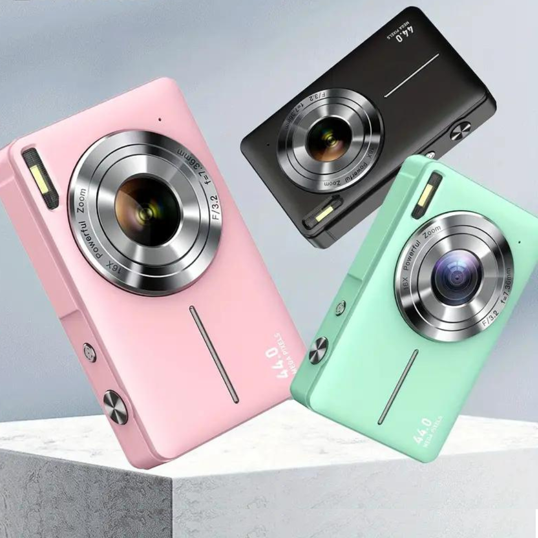 Vintage Digital Camera — Retro Style with 1080P Video & Lightweight Design