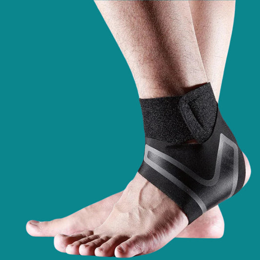 Adjustable Elastic Ankle Brace for Injury Recovery & Daily Support - Comfortable Ankle Stabilizer for Sports & Active Lifestyle