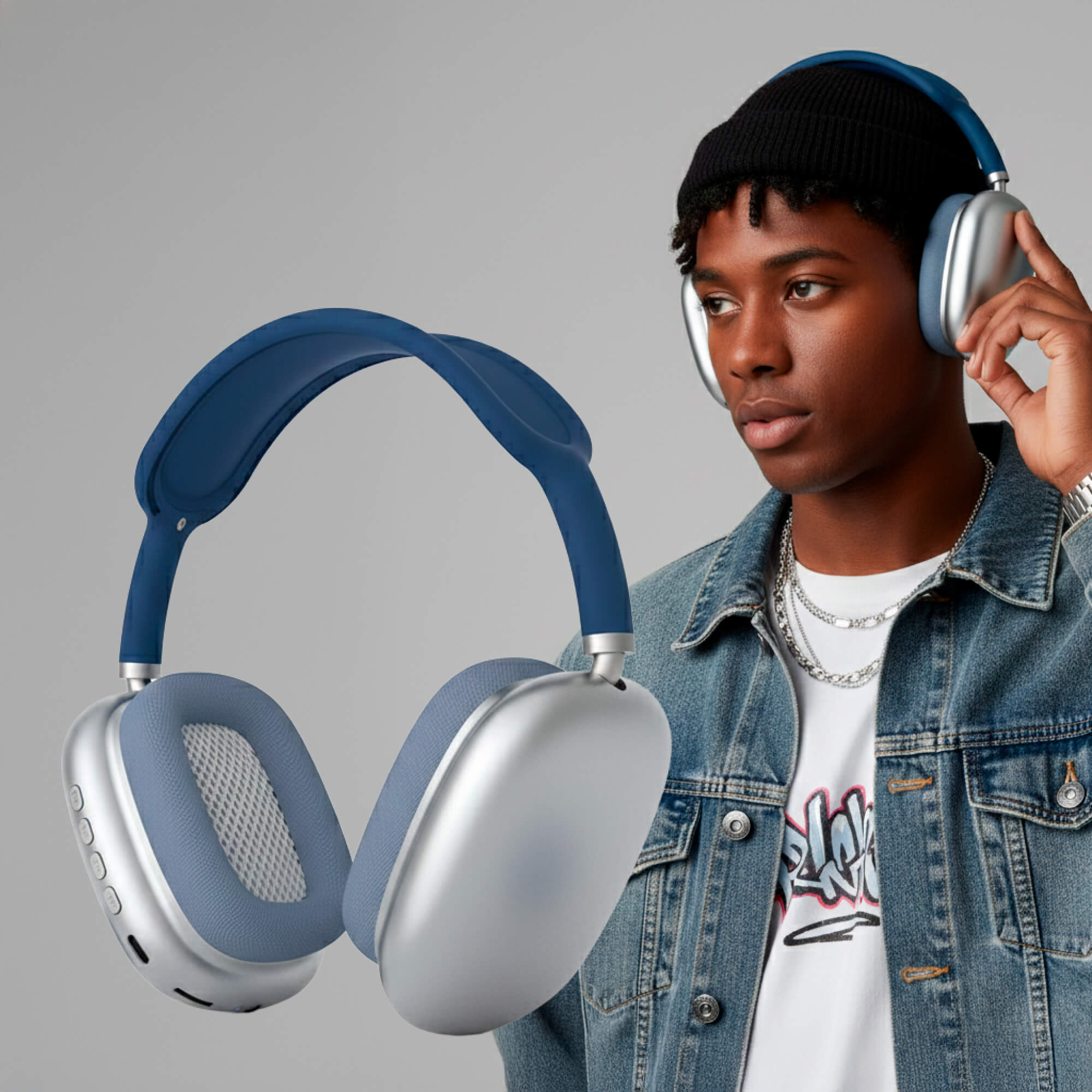 PRO Wireless Headphones | Crystal Clear Sound, Ultimate Comfort & Up to 40 Hours Battery Life for Home and On the Go