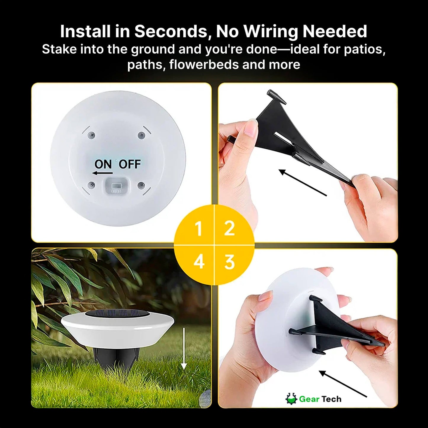 Solar-Powered Garden Lights | Rust-Proof, Weatherproof & Ideal for Year-Round Outdoor Use