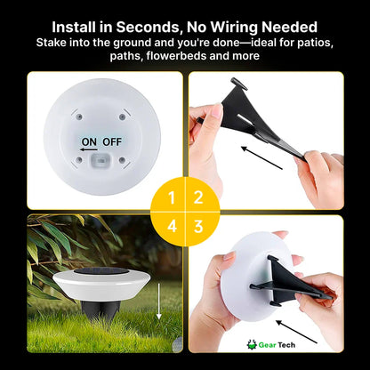 Solar-Powered Garden Lights | Rust-Proof, Weatherproof & Ideal for Year-Round Outdoor Use