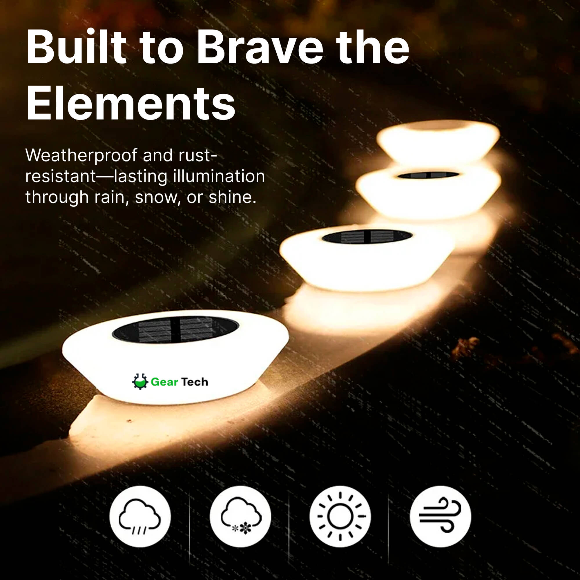 Solar-Powered Garden Lights | Rust-Proof, Weatherproof & Ideal for Year-Round Outdoor Use