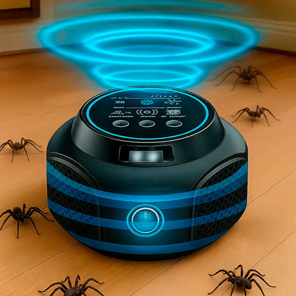 Plug-In Ultrasonic Spider Repeller | Chemical-Free. Safe & Silent for Home Coverage