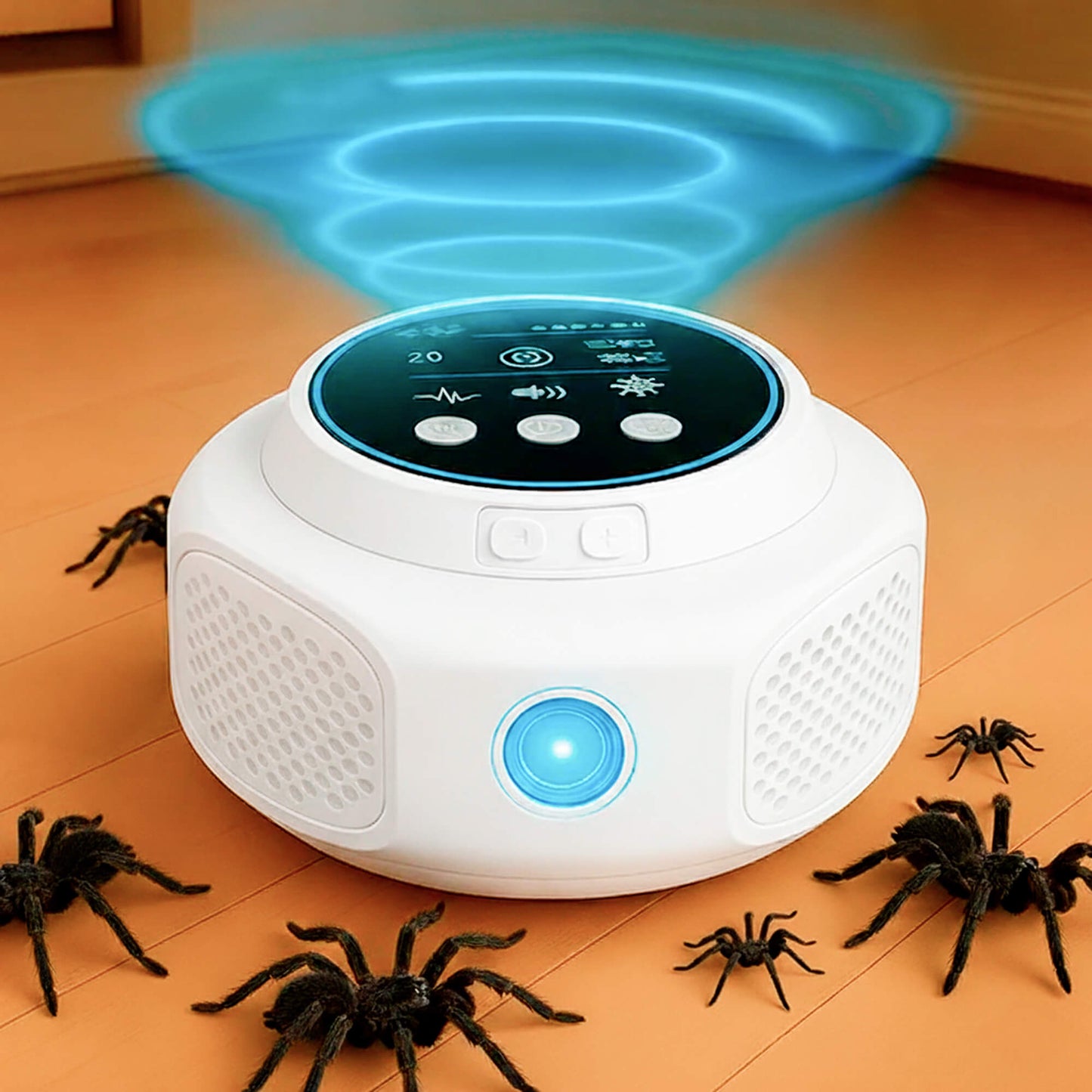 Plug-In Ultrasonic Spider Repeller | Chemical-Free. Safe & Silent for Home Coverage