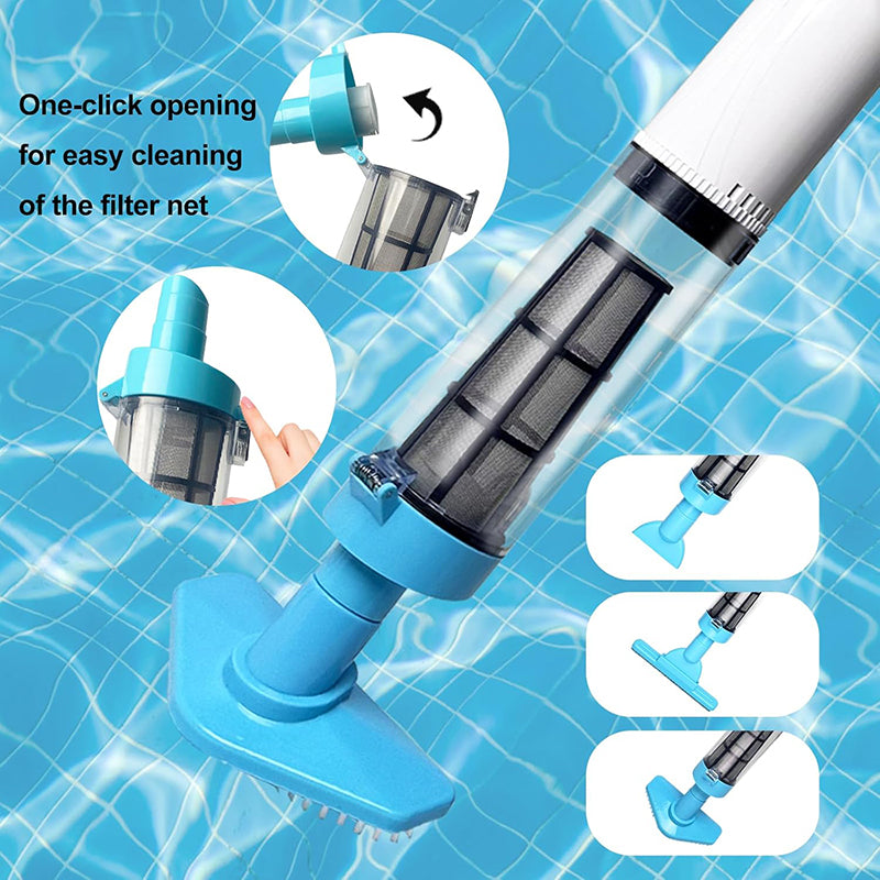 3 in 1 Cordless Pool Vacuum Cleaner | Rechargeable, Powerful Suction & Ideal for Effortless Pool Cleaning