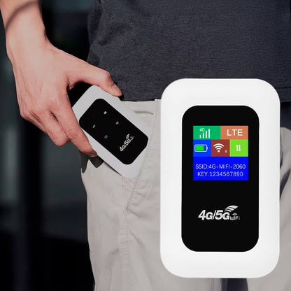 Portable 5G Wi-Fi Router | Secure, High-Speed Connection for Travel & Home Use