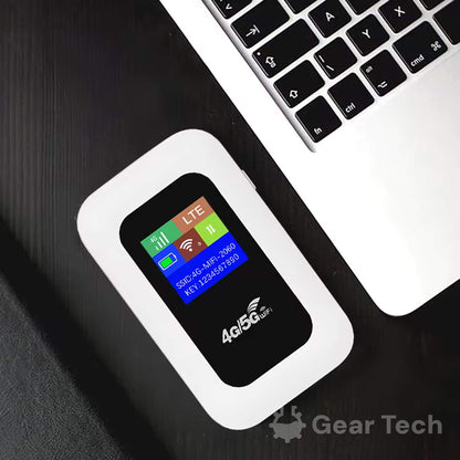 Portable 5G Wi-Fi Router | Secure, High-Speed Connection for Travel & Home Use