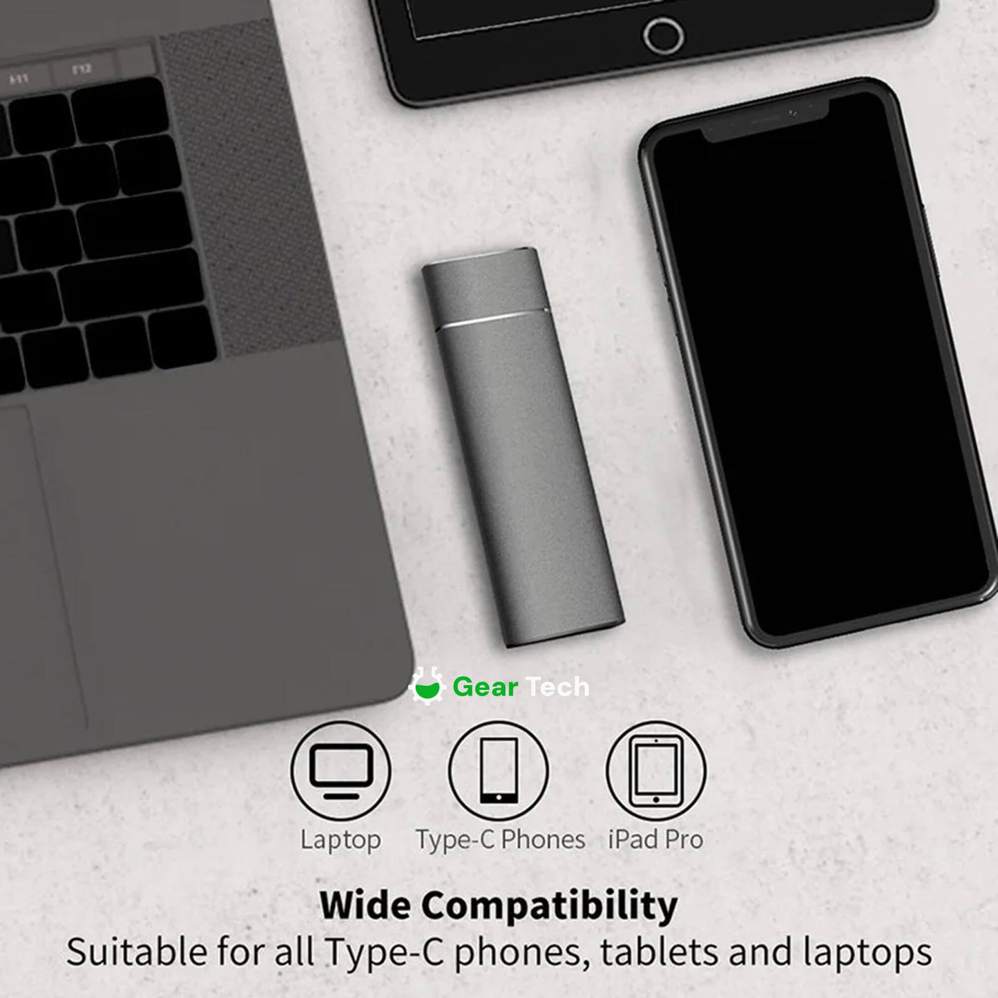 Portable SSD for Large Storage – 5TB External Drive with Lightning-Fast Transfer Speeds