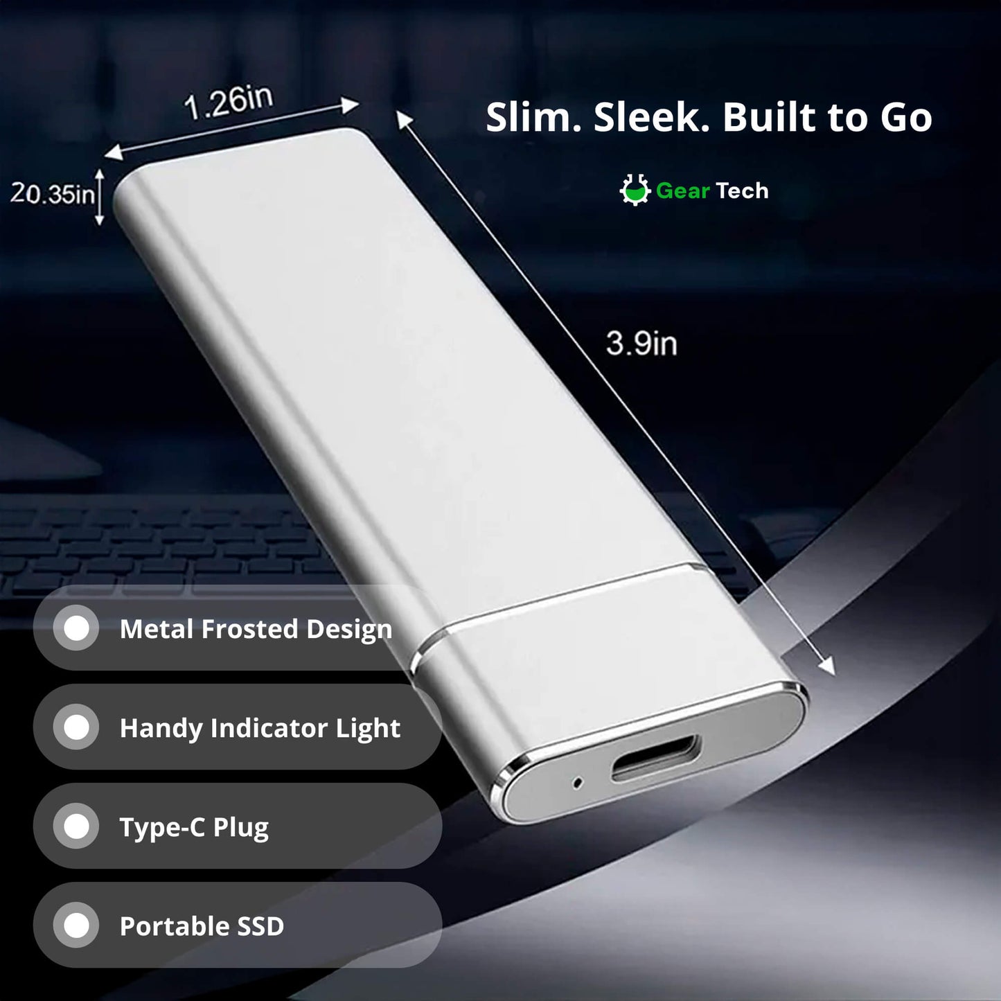 Portable SSD for Large Storage – 5TB External Drive with Lightning-Fast Transfer Speeds