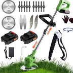 24V Cordless Grass Trimmer | 4-in-1 Adjustable Cutting Head & Powerful Battery for Residential Lawn Care
