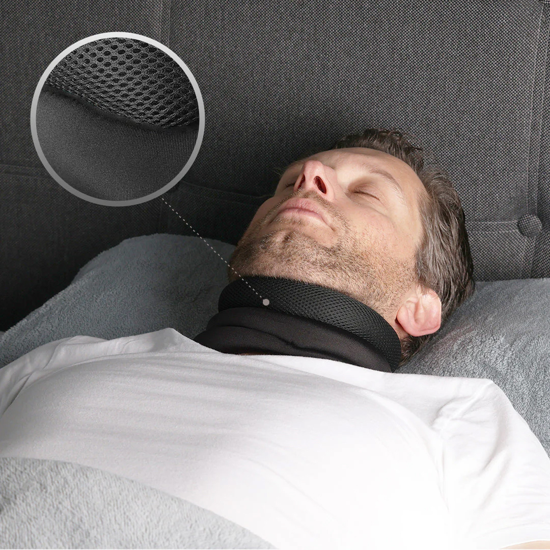 Soft Neck Pillow for Cervical Spondylosis & Better Sleeping | Sleeping Chin Strap Anti-Snoring, Posture Correcting & Ideal for Sleep Apnea Relief