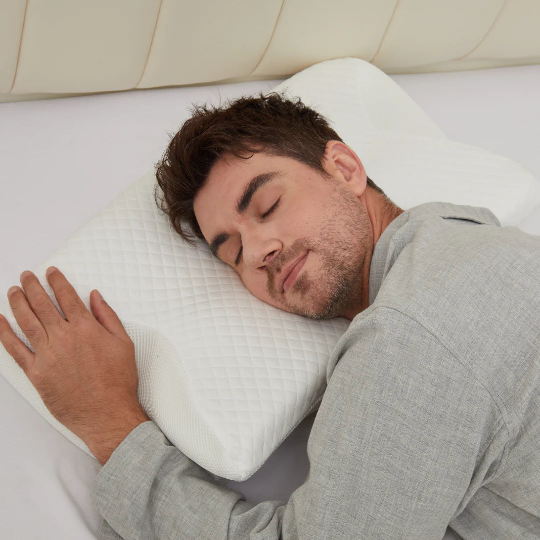 Memory Foam Neck Pillow | Ergonomic Support for Neck Pain Relief at Home