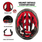 Bicycle Helmet | Lightweight, Integrated LED Rear Light & Optimal Safety for Men and Women
