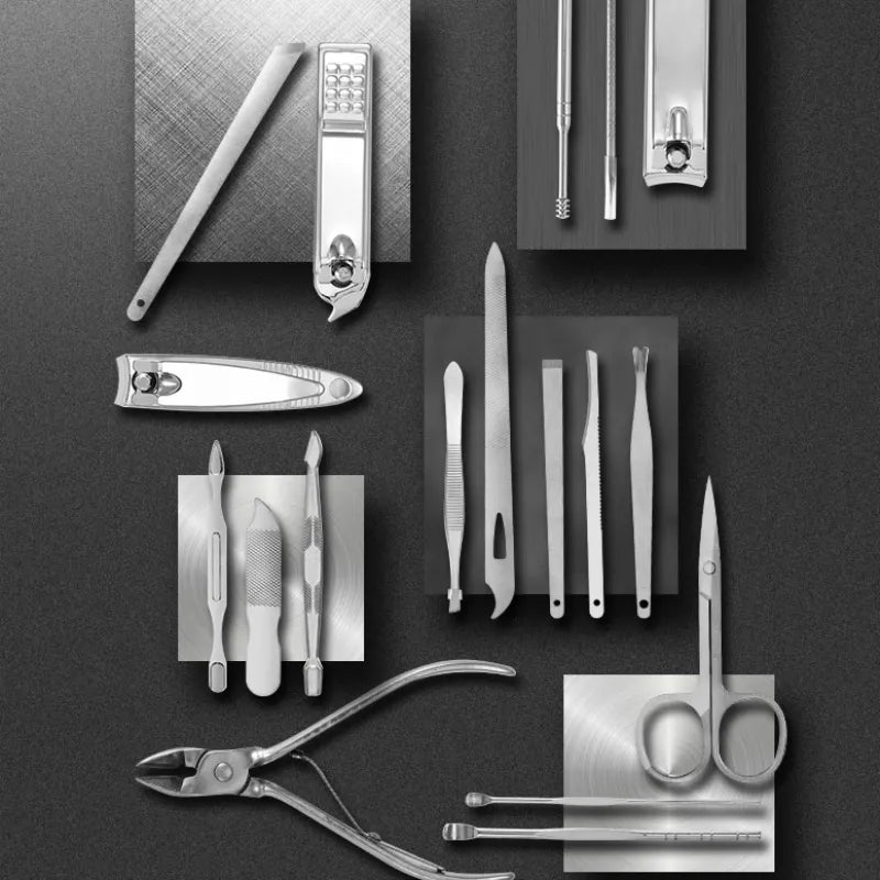 Pro Ladies Manicure Set - 19 Pieces Stainless Steel