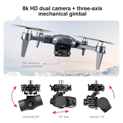 RG106 Pro Drone – 8K HD Dual Camera, GPS, and Brushless Motors