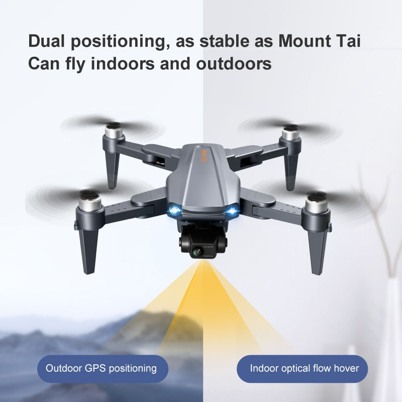 RG106 Pro Drone – 8K HD Dual Camera, GPS, and Brushless Motors