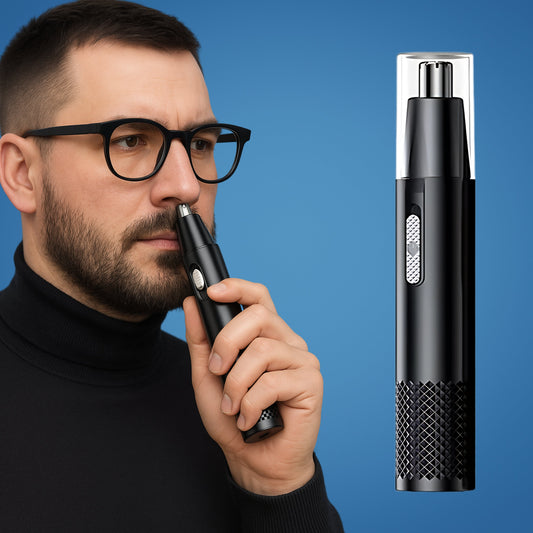 Rechargeable Nose Hair Trimmer | Cordless, Safe Blades & Portable Design for Men and Women