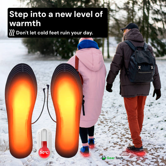 Rechargeable Heated Insoles UK – Best Thermal Shoe Inserts for Boots, Work Boots & Everyday Winter Comfort