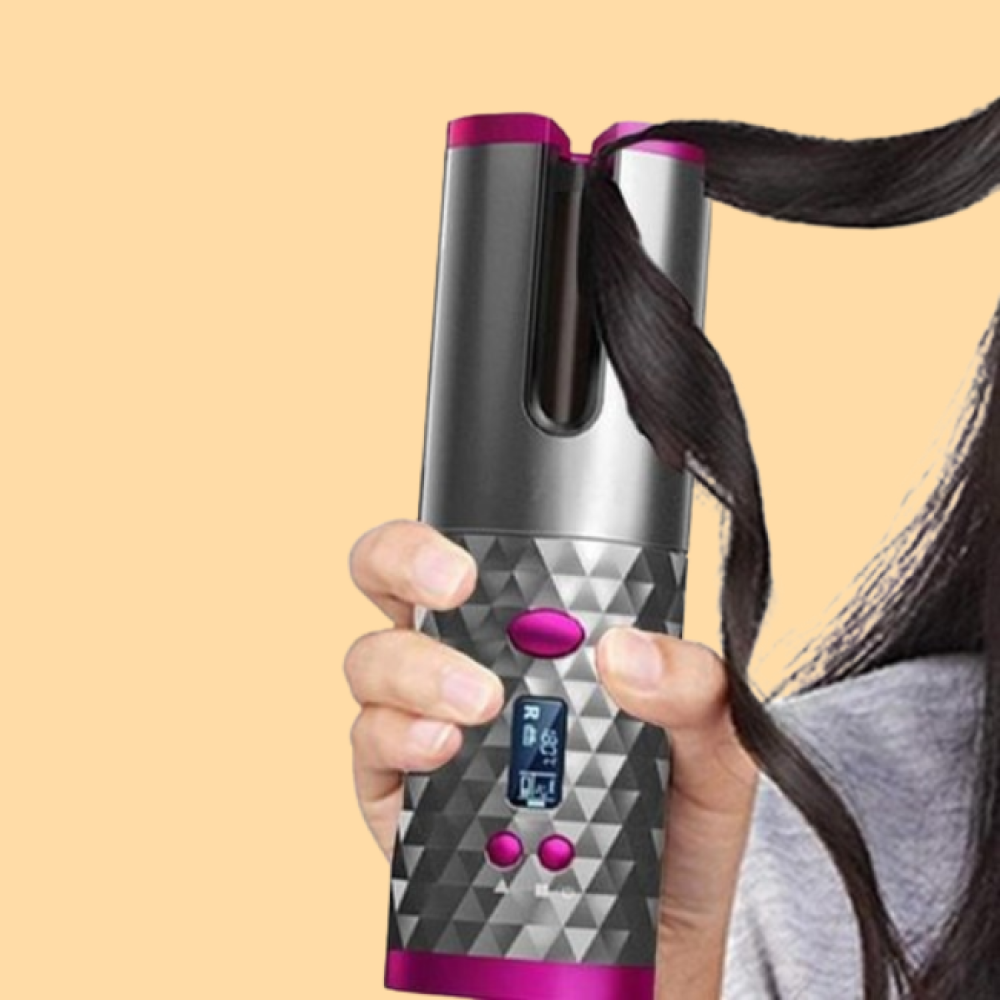 Curling Style Machine Automatic Self Rotating Hair Curler Curling Iron – Gear Tech UK