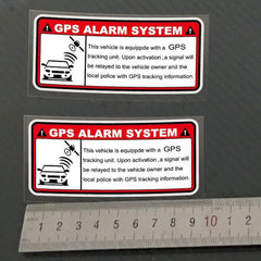 GPS Tracking Alarm System Car Anti-Theft Stickers - 2pcs