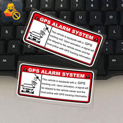 GPS Tracking Alarm System Car Anti-Theft Stickers - 2pcs