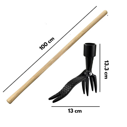 Ergonomic Weeding Tool | High-Strength Steel Claws for Effortless Weed Removal in Gardens