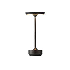 Cordless Rechargeable Modern Aura Table Lamp with Touch Controls | Wireless LED Light for Modern Side Tables and Office Desks | Minimalist Table Lamp