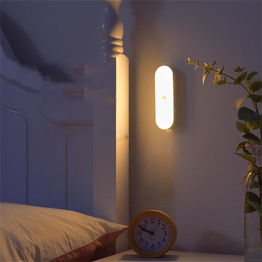 Smart Motion Sensor Wall Lamp | Wireless, Rechargeable & Ideal for Dark Corridors and Stairwells