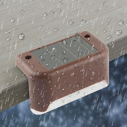 Solar Step Light - Waterproof LED Outdoor Lighting for Pathways, Decks, and Stairs - Solar Powered Garden Illumination
