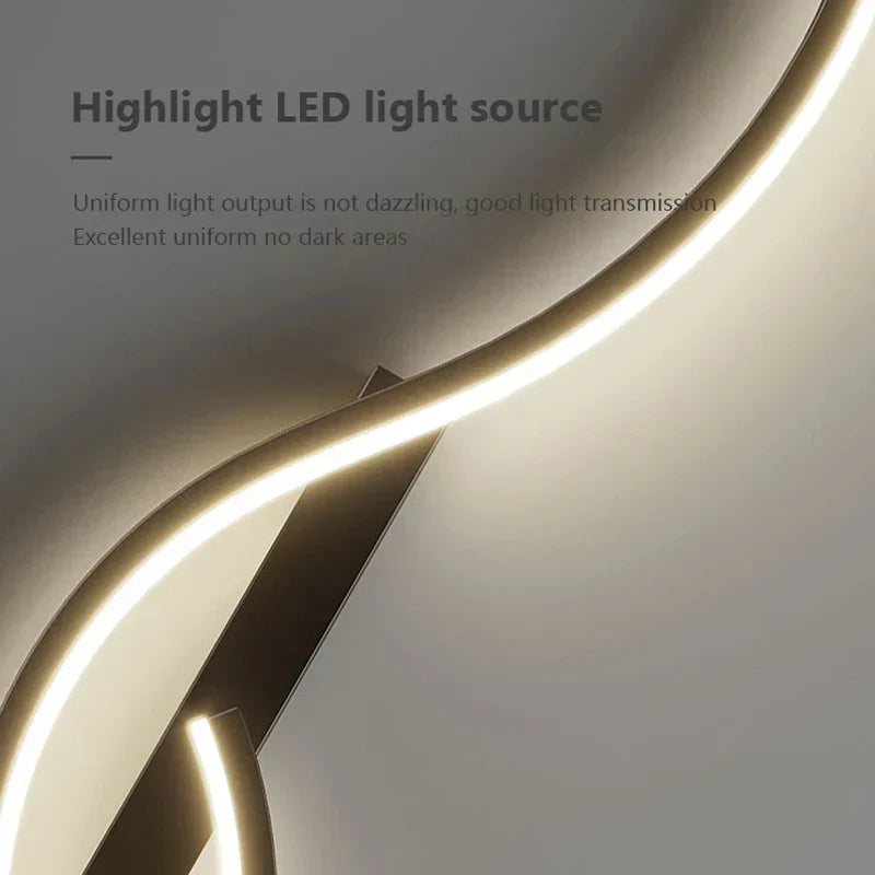 LED Lounge Wall Lights – Dimmable Silicone Wall Lamp for Bedroom, Living Room, and Corridor, Modern Home Lighting Solution