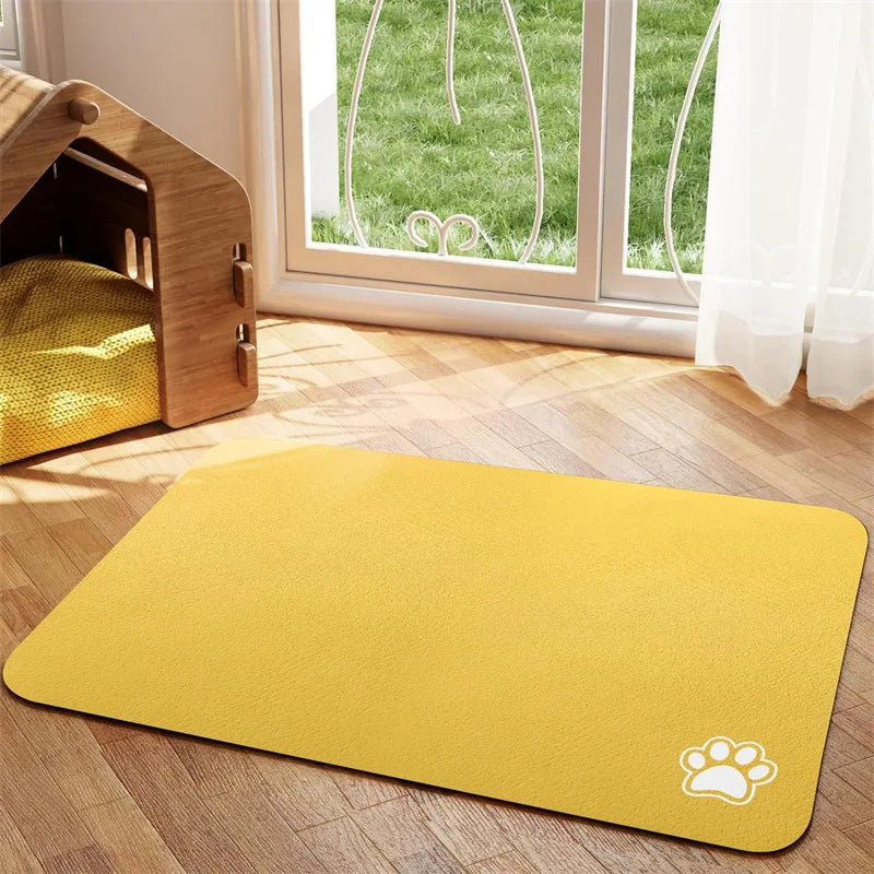 Waterproof Pet Mat – Absorbent & Quick-Dry Floor Placemat for Dogs & Cats