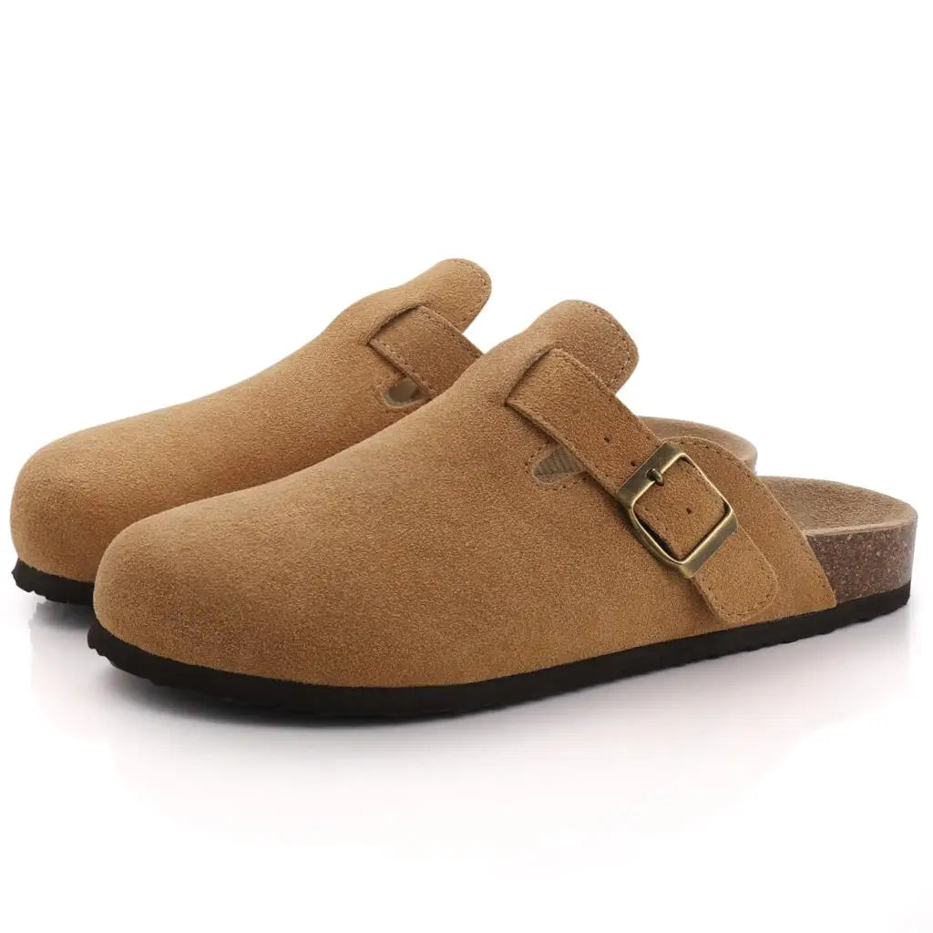 Suede Orthopedic Style Clogs – Supportive Comfort Shoes for Men and Women | Daily Use