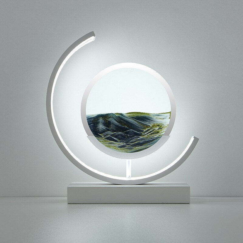 Sand Table Lamp | Calming Sandscape Design | Perfect for Home Decor & Relaxation Spaces