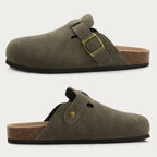 Suede Orthopedic Style Clogs – Supportive Comfort Shoes for Men and Women | Daily Use