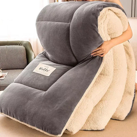Premium Double-Layer Flannel Fleece Winter Blanket | Extra-Large, Breathable & Ideal for Cozy Nights