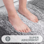 Bathroom Rugs - Non Slip Bathroom Mat - Absorbent Quick-Dry
