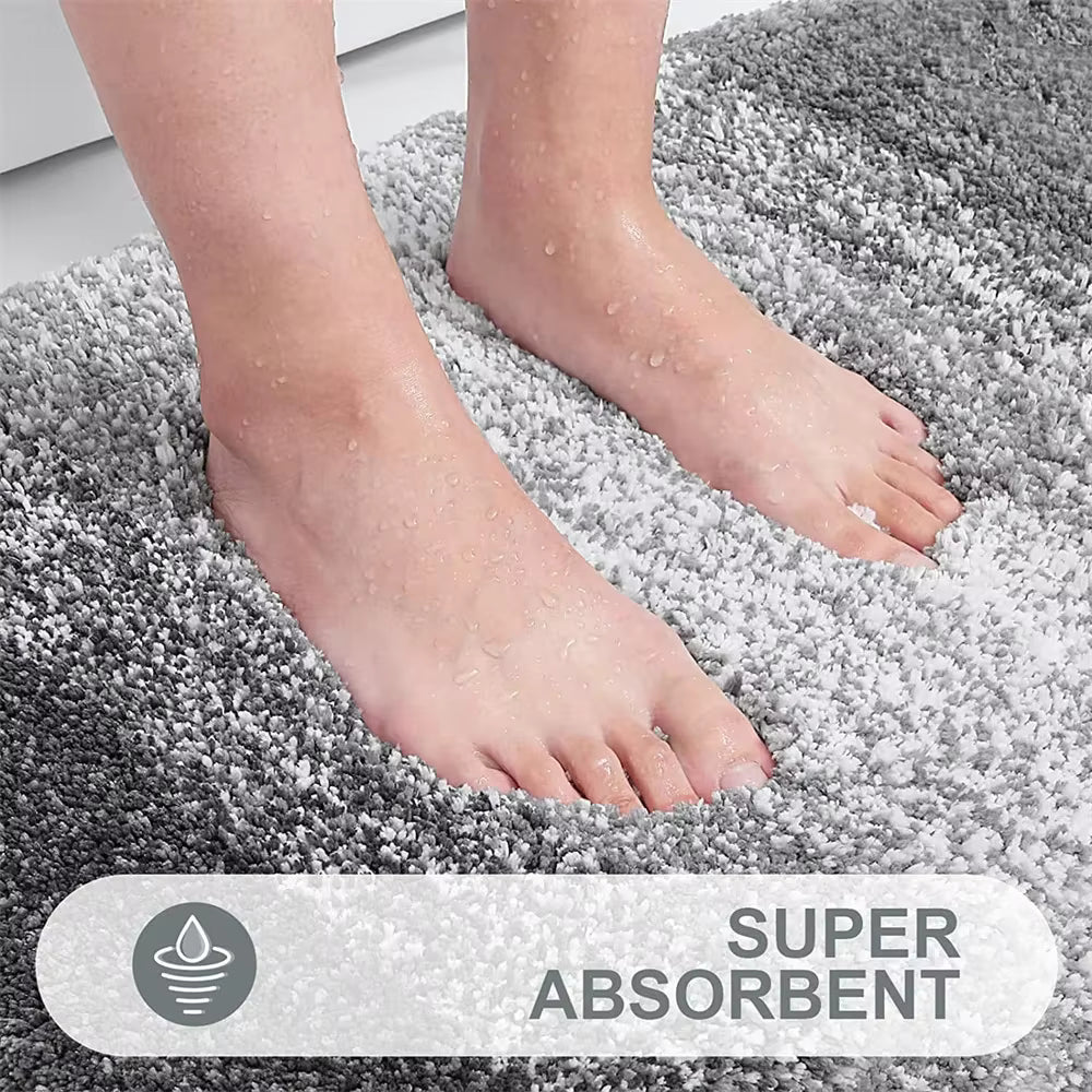 Bathroom Rugs - Non Slip Bathroom Mat - Absorbent Quick-Dry