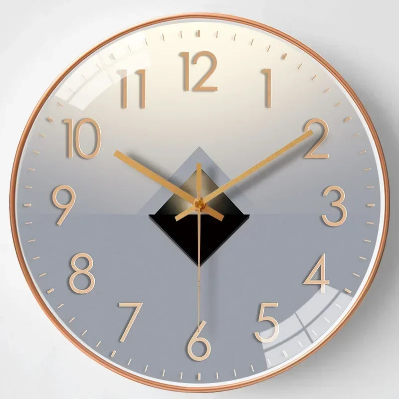Timeless Whisper™ | Silent Classic Wall Clock | Non-Ticking Design for Bedroom & Office Decor