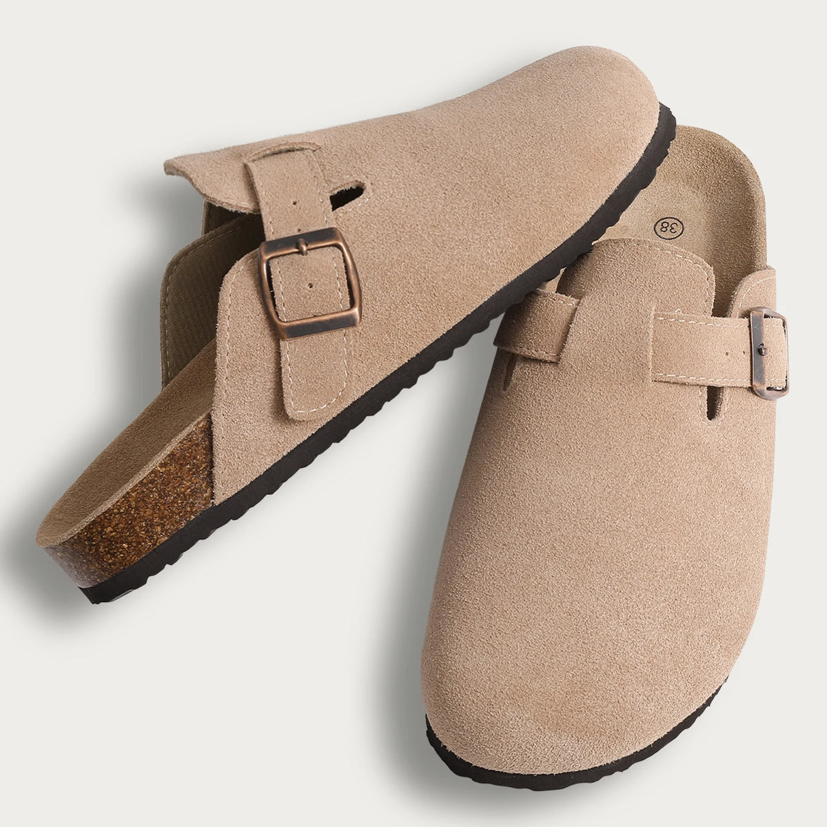 Suede Orthopedic Style Clogs – Supportive Comfort Shoes for Men and Women | Daily Use